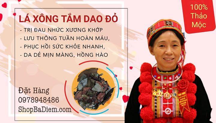 [HCM]Lá Xông Tắm Của Người Dao Đỏ