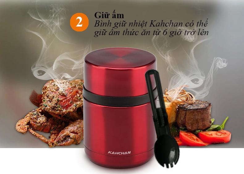 Bình giữ nhiệt Kahchan XFJ5-50 (Đỏ)