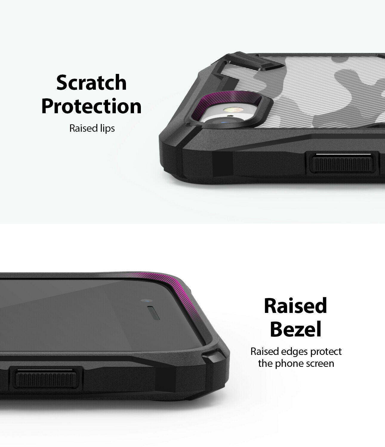 Ốp lưng iPhone SE 2022 / 2020 / iPhone 8 / 7 Ringke Fusion X Hàn Quốc (iPhone SE 3rd / 2nd)