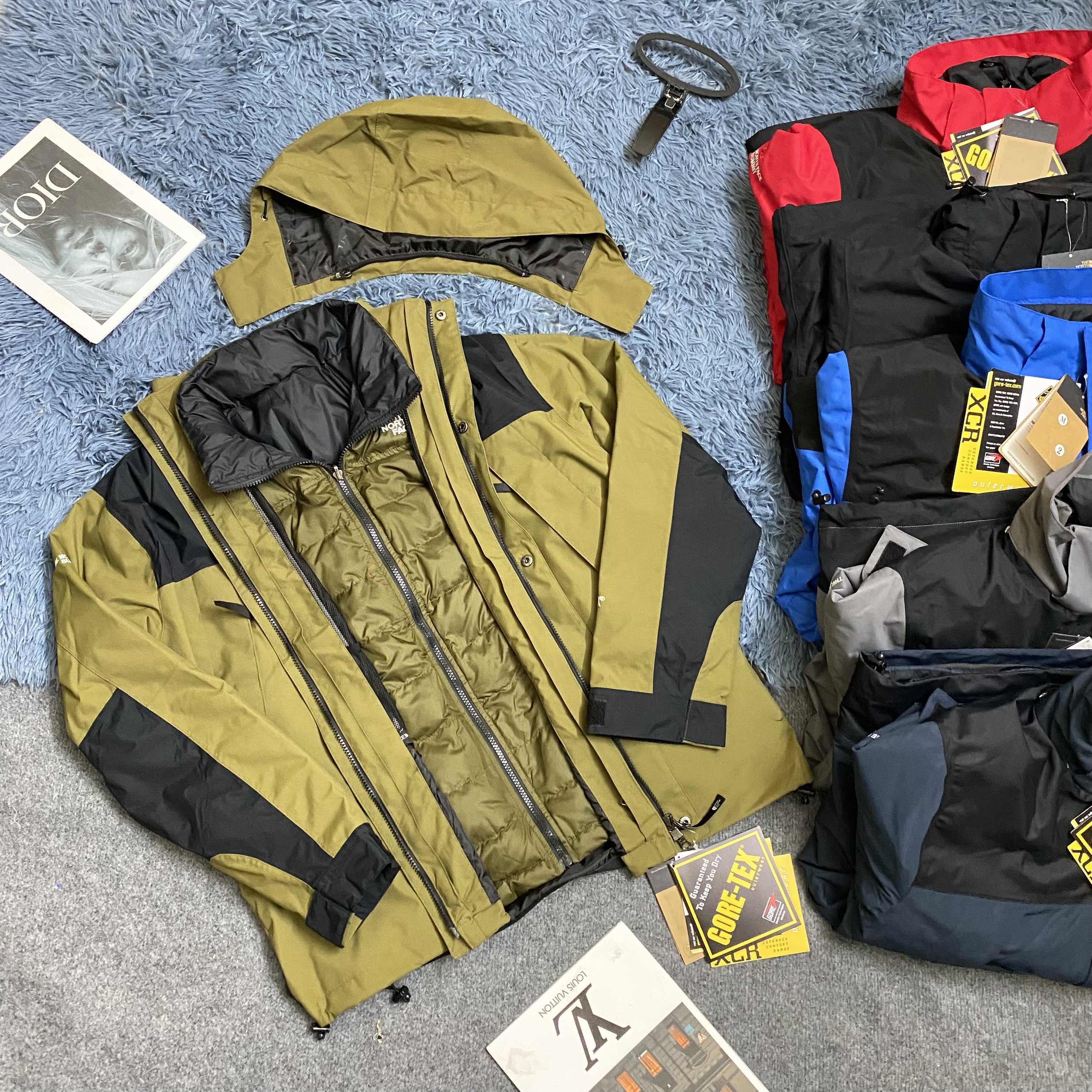 Áo Khoác Lông Vũ Nam  THE NORTH FACE 3 in 1 - Lót Lông Nên Cực Kỳ Ấm