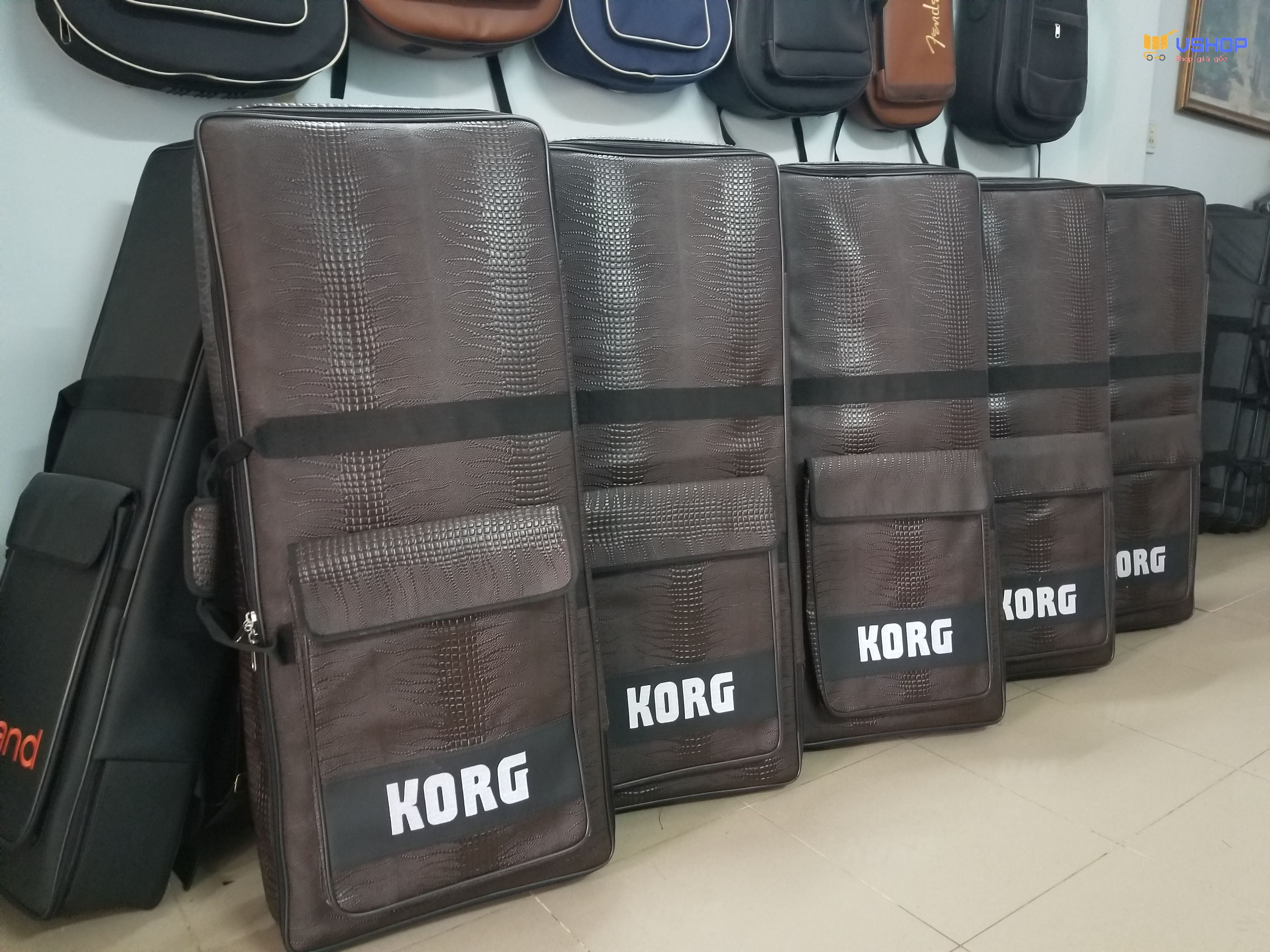 Bao đàn Korg 5 lớp da simili