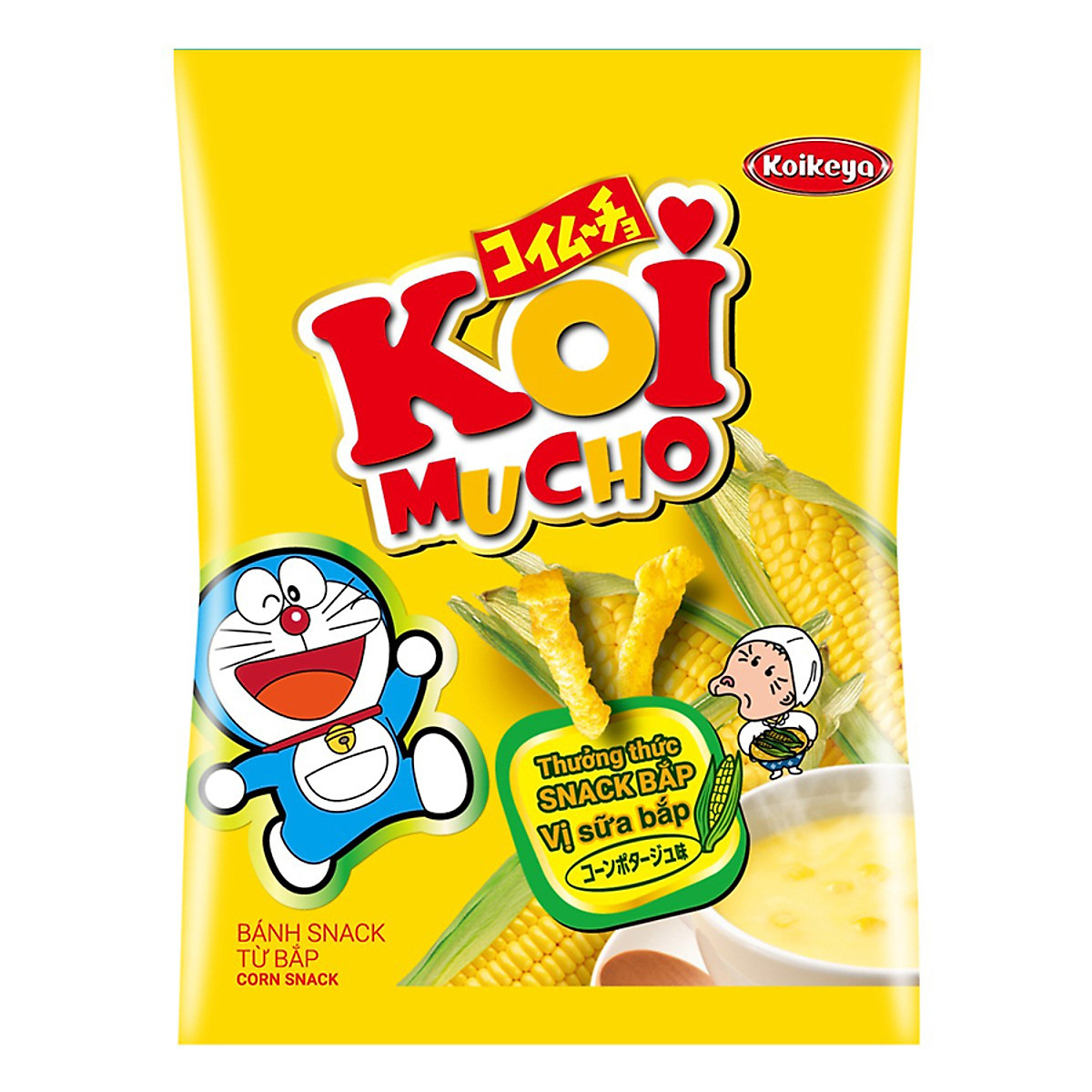 Bánh Snack Bắp KoiMucho Vị Sữa Bắp 36g/gói