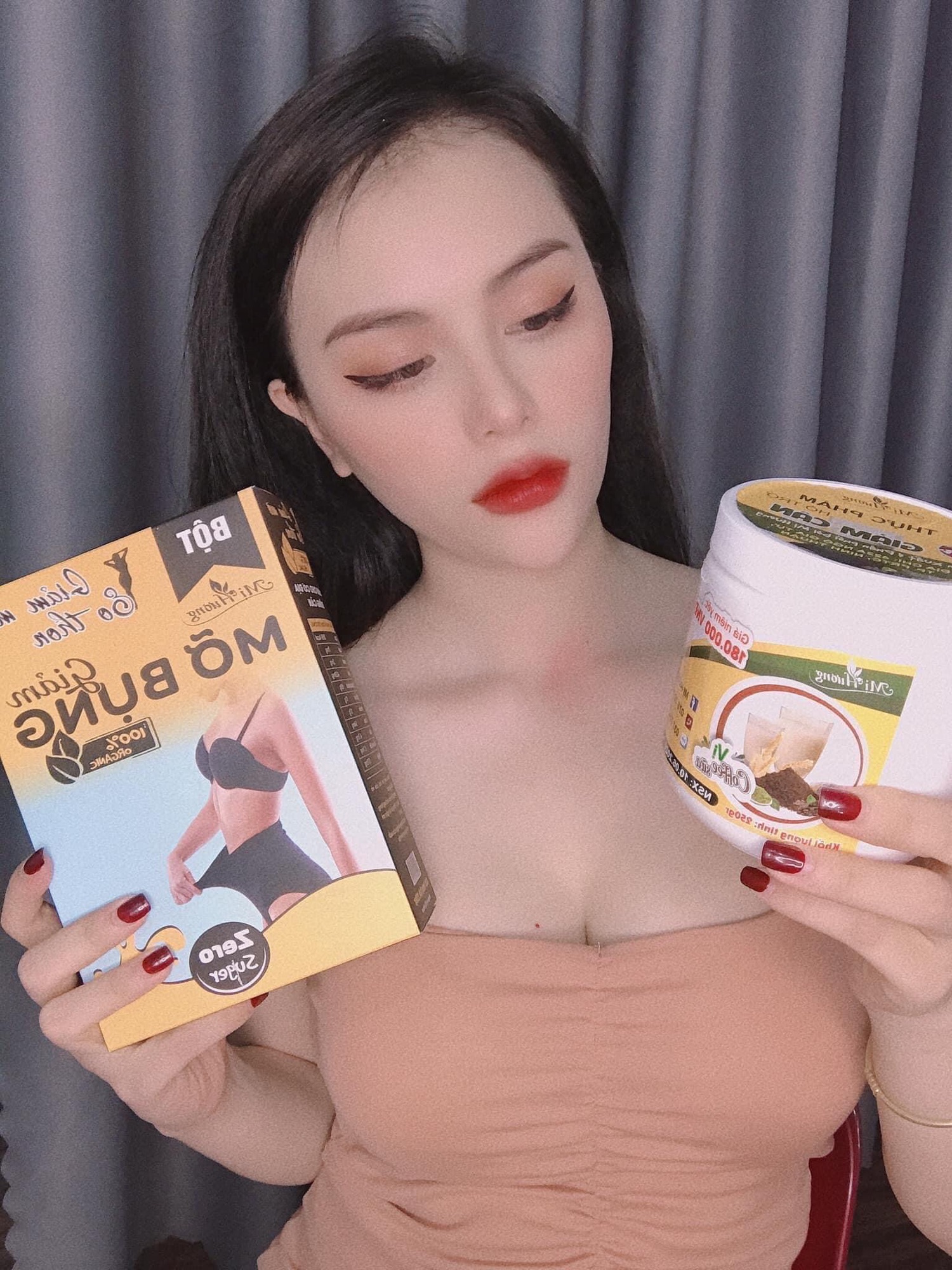 Bột giảm mỡ bụng Mị Hương