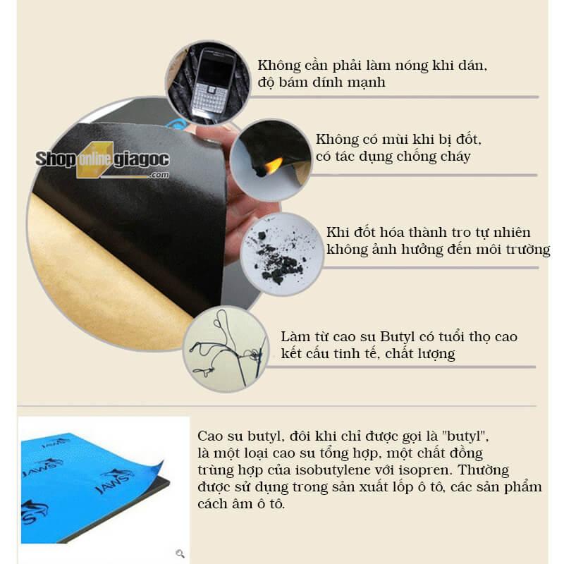 [HCM]Tấm Dán Cách Nhiệt Cách Âm Cho Ô Tô SPW01