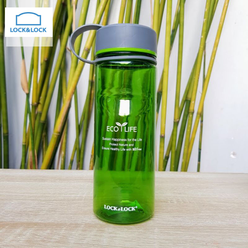 Bình đựng nước thể thao nhựa Tritan Lock&Lock Eco Life 650ml ABF603 có quai xách