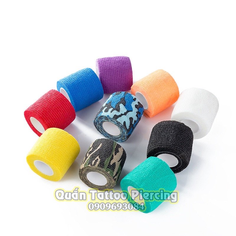 Cuộn bọc tay cầm máy xăm hàng có sẵn - dụng cụ xăm