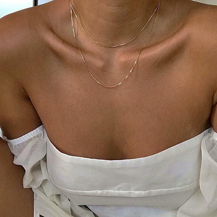 [HCM]Choker Dây Chuyền Hai Sợi Nhiễn Mỏng Basic - Vani Store