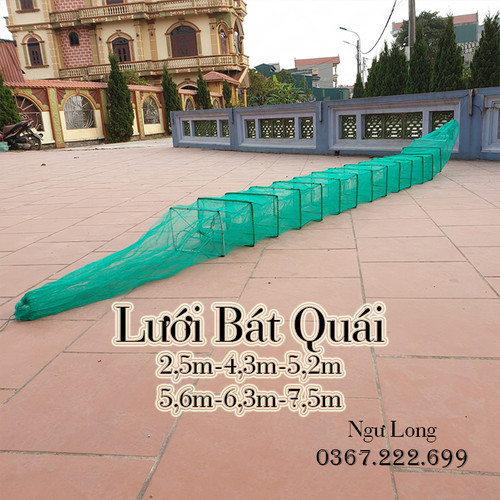 Lưới Lồng Bát Quái Chã chuyên bắt cá, tôm, lươn... đủ các kích thước từ 2m5 đến 7m5