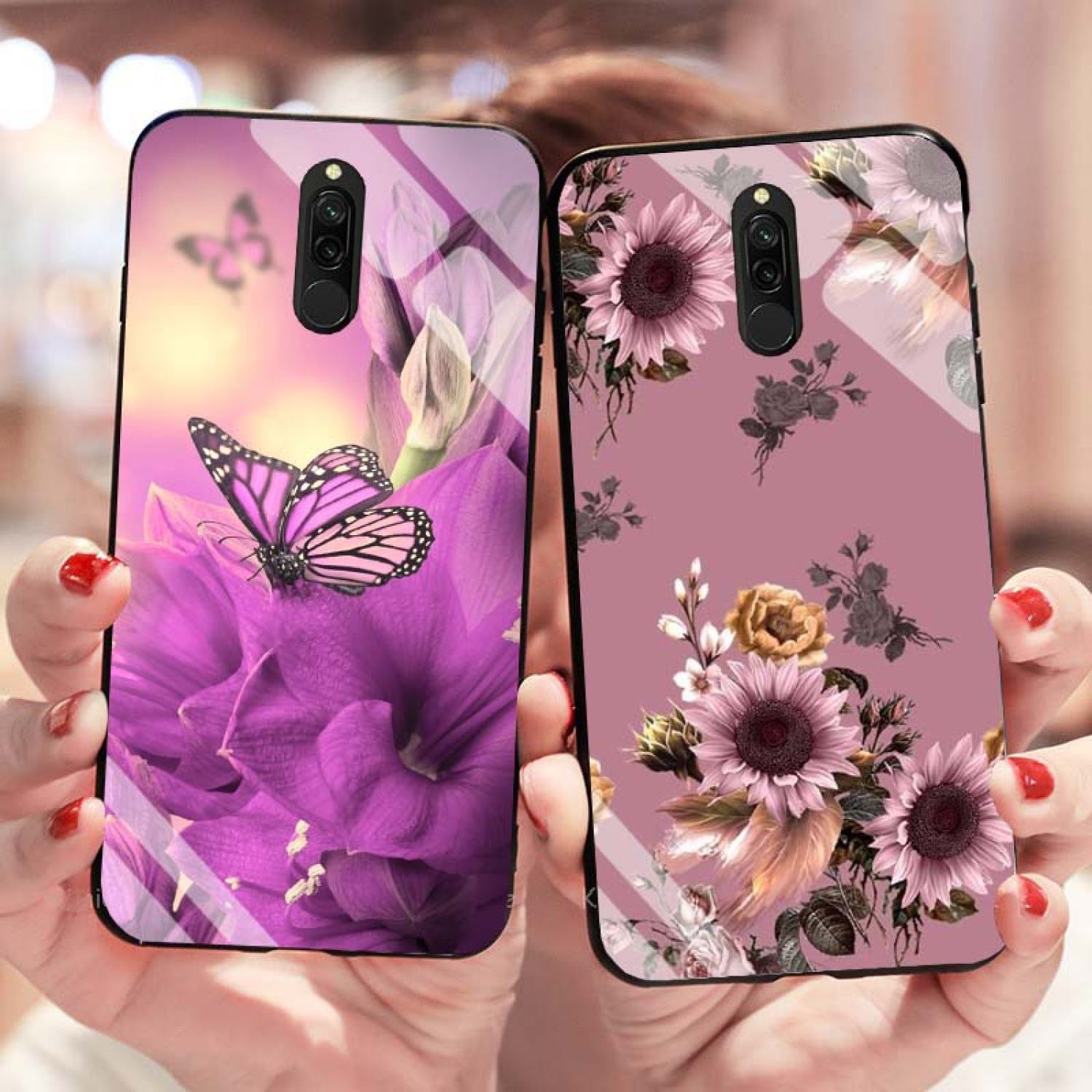 Ốp Xiaomi Redmi 8, Redmi 8A Lưng Kính Cường Lực Mới ƞhất