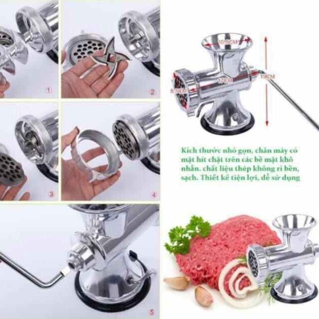 ⛔GIADUNGHOALONG⛔ Máy xay thịt bằng tay (LOẠI GANG)