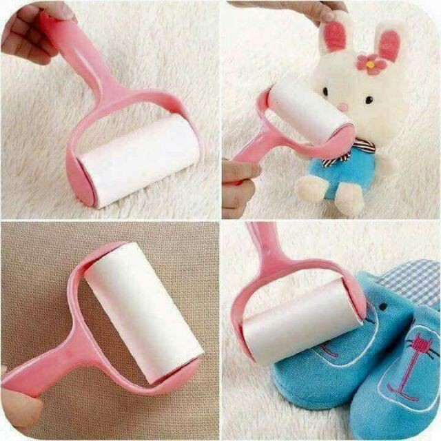 CÂY LĂN BỤI QUẦN ÁO KÈM CUỘN GIẤY LĂN