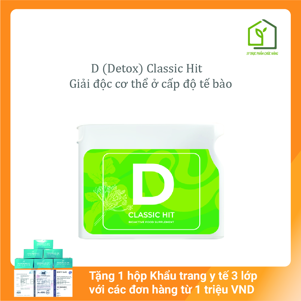 [HCM]D (Detox) Classic Hit Giải độc cơ thể ở cấp độ tế bào