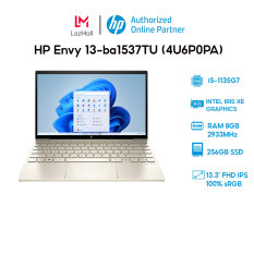 [VOUCHER 1,5 TRIỆU ĐƠN TỪ 9 TRIỆU] Laptop HP Envy 13-ba1537TU (4U6P0PA) (i5-1135G7 | 8GB | 256GB | Intel Iris Xe Graphics | 13.3′ FHD | Win 10)