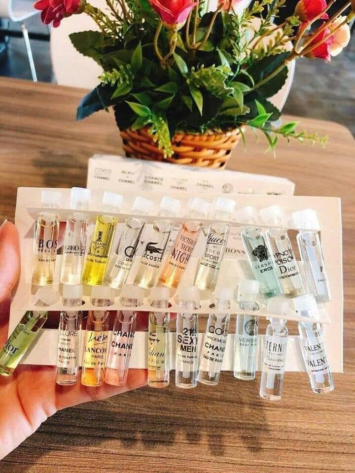 Set 20 ống nước hoa test mini-ống 20ml