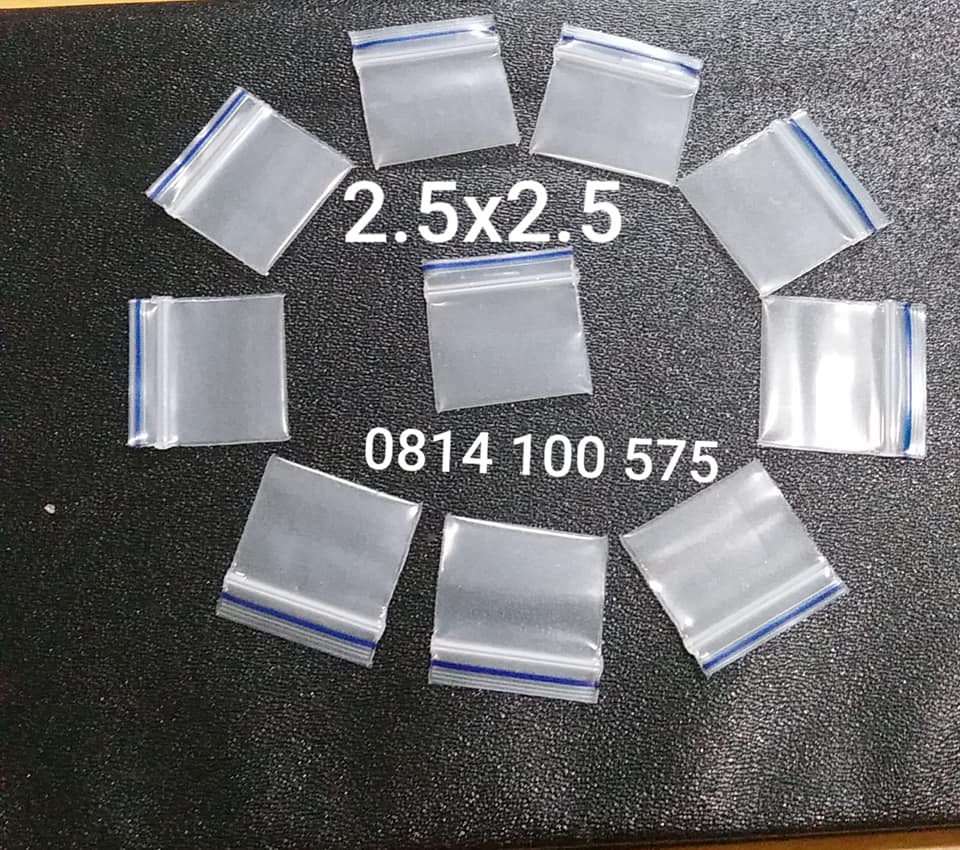 Combo 200 túi zip mini 2.5x2.5cm dầy đẹp