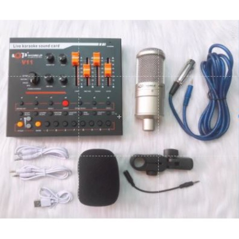 Bộ thu âm Livestream V11 và AQTA 220