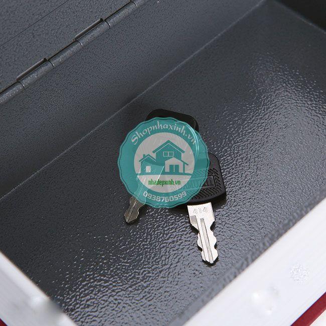 [HCM]Két Sắt Mini Hình Quyển Sách CA3018