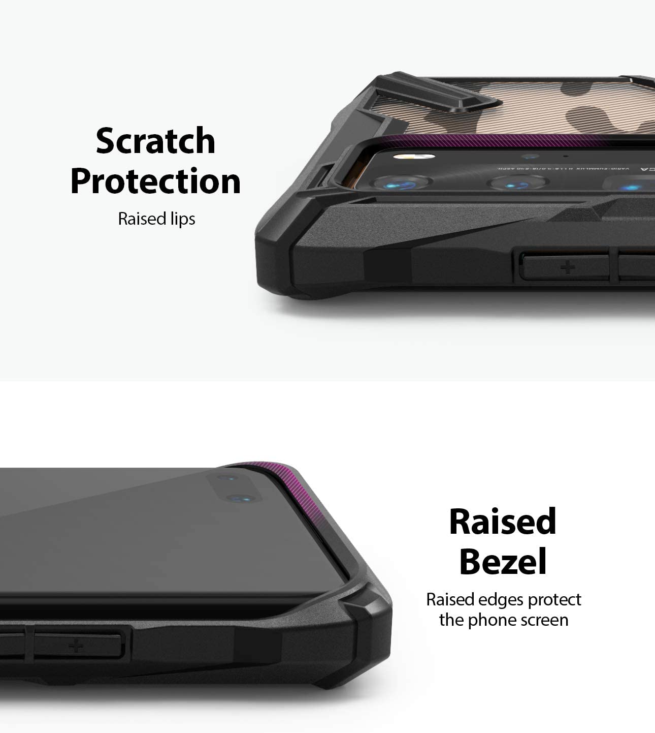 Ốp lưng Huawei P40 Pro Ringke Fusion X Hàn Quốc (Ringke Fusion X P40 Pro Korea Case)