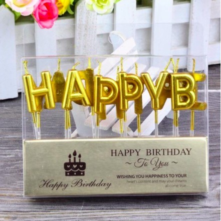 Nến chữ Happy Birthday