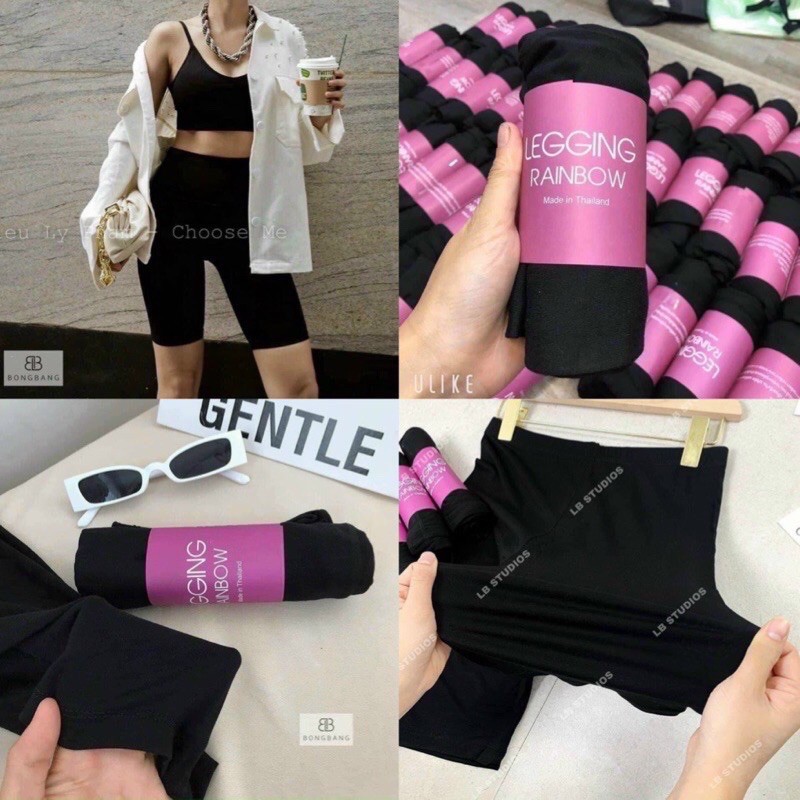 Quần ngố thái, quần legging thái cuộn co giãn 4 chiều