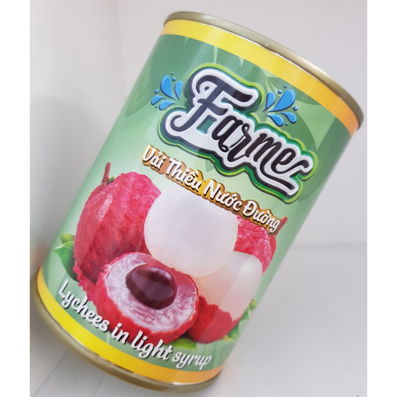 Vải thiều ngâm nước đường farme 560gr