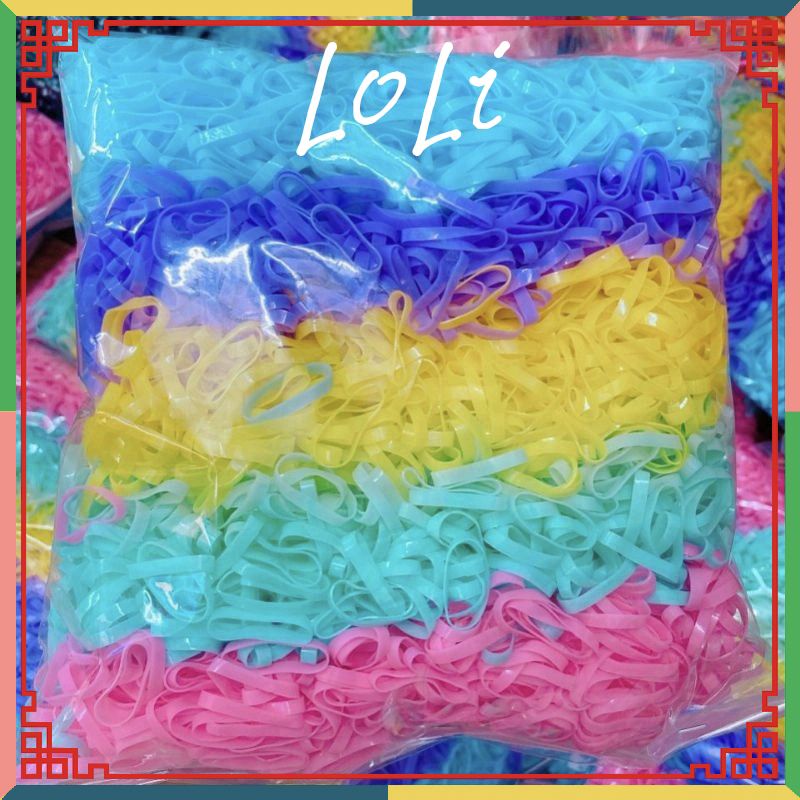 Thun Cột Tóc Thái Nhiều Màu Siêu Dai (50g - 100g) - loli