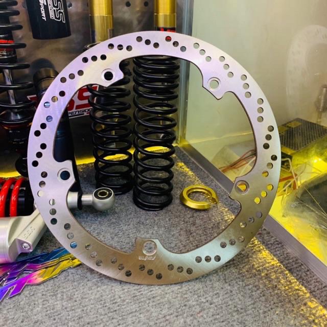 Đĩa Thắng Trước / Sau Raider & Satria Kiểu Zin