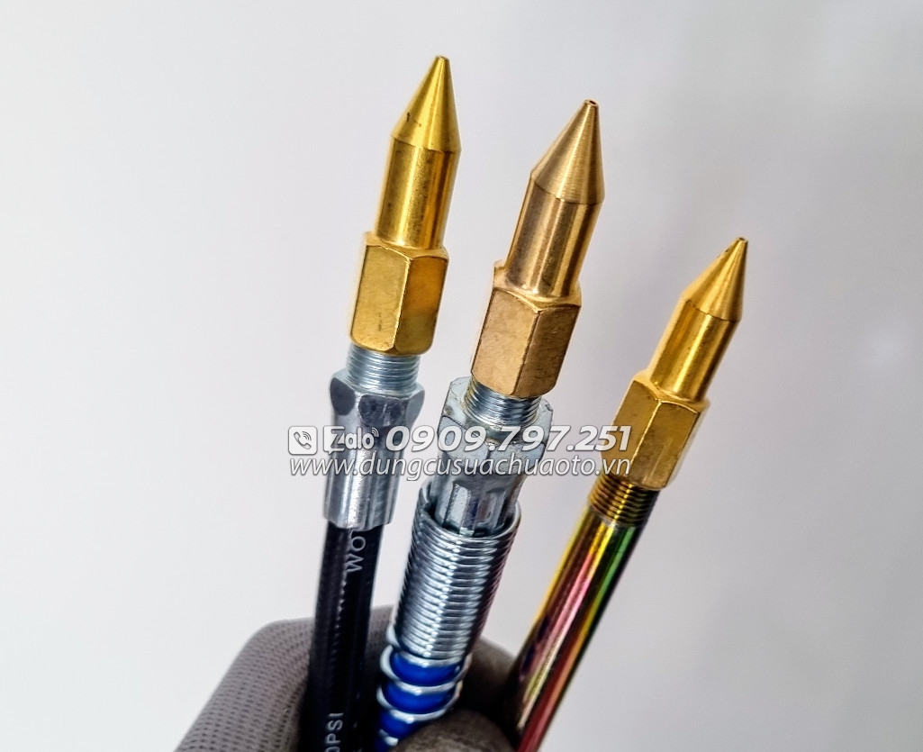 Dây bơm mỡ bò và đầu bơm mỡ