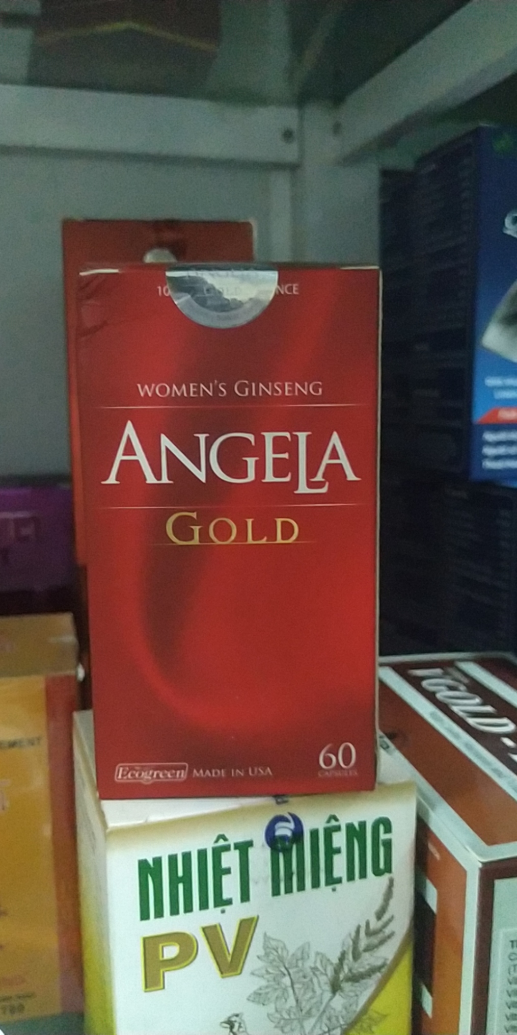 SÂM ANGELA GOLD, HỘP 60 VIÊN