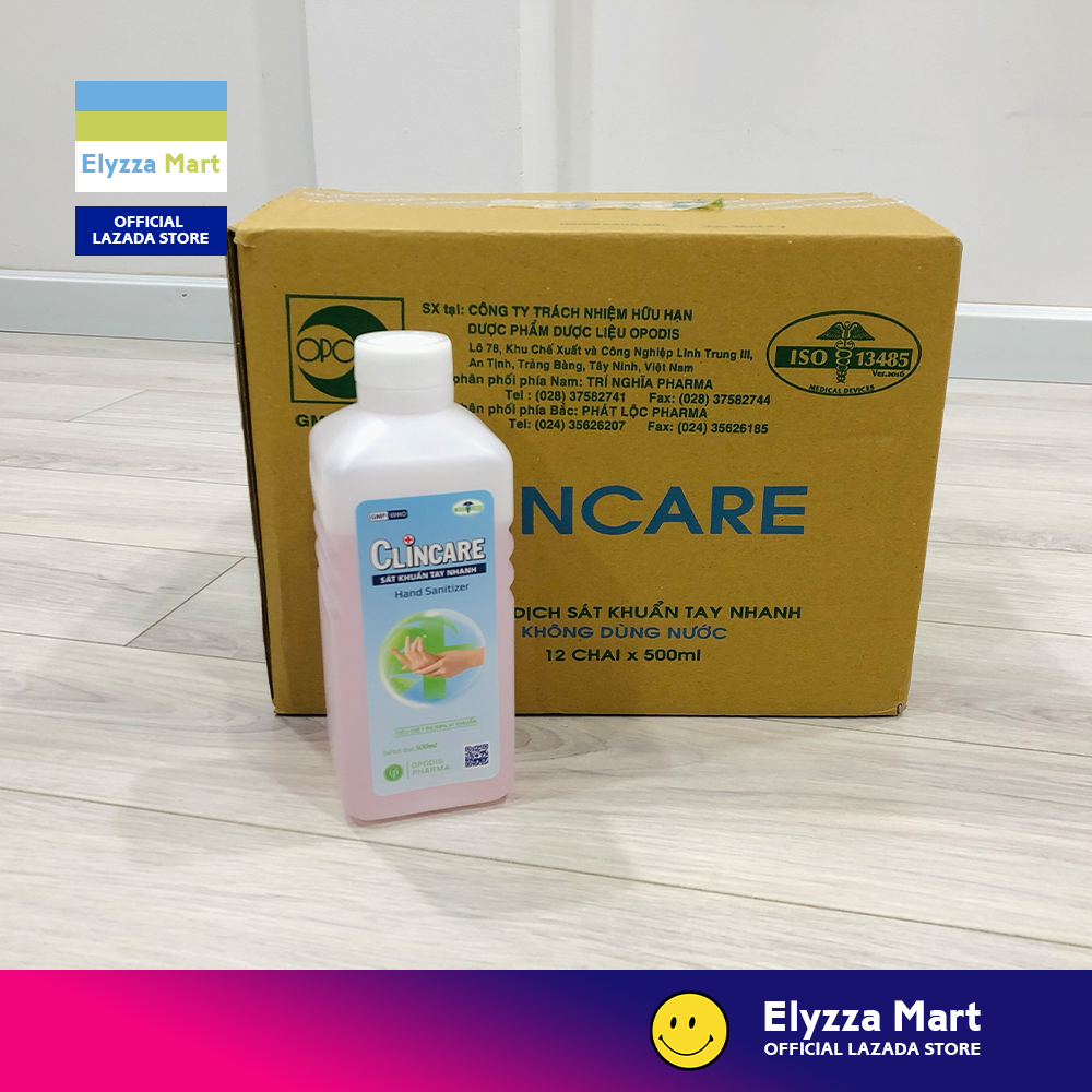 DUNG DỊCH SÁT KHUẨN TAY NHANH CLINCARE 500ML (OPODIS PHARMA)