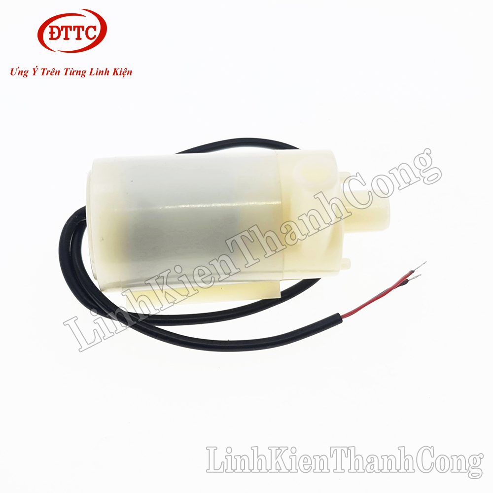 Bơm Nước Mini DC 2 Vòi Vào Ra