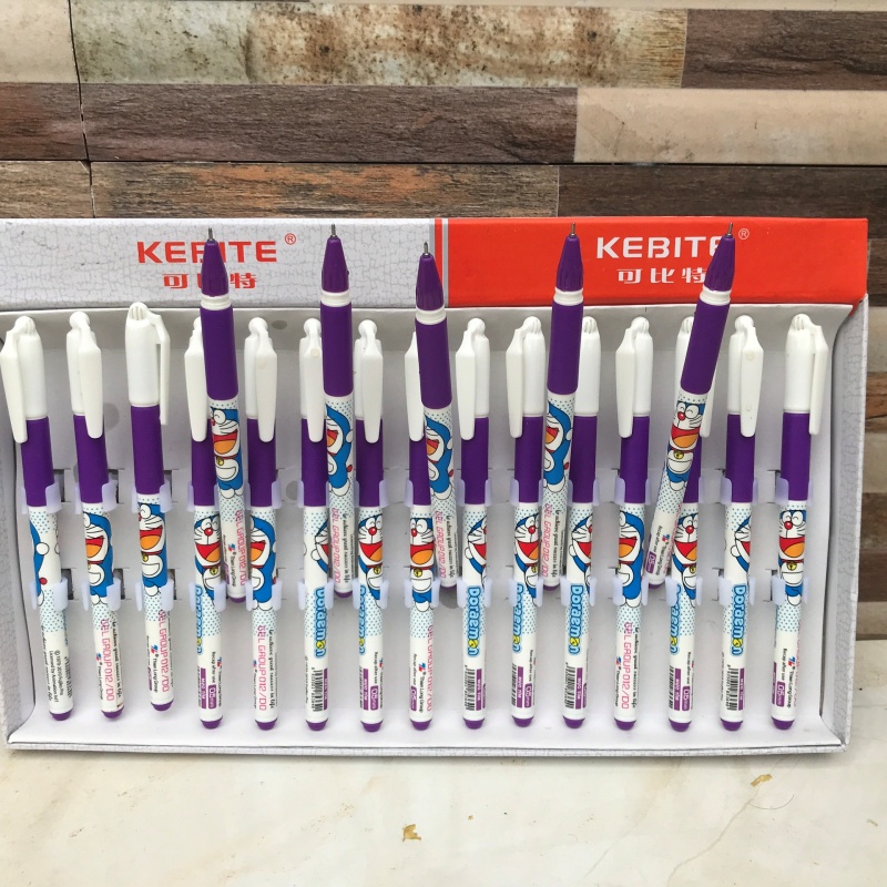 Bút nước gel Doremon tím chính hãng [Kho sỉ HCM: NHÀ SÁCH - VPP BẢO HÂN]