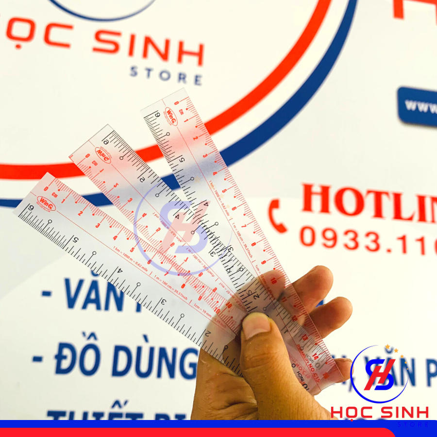 Combo 5 Cây Thước Dẻo 15cm WinQ C15