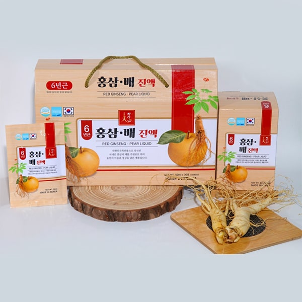 NƯỚC HỒNG SÂM LÊ - HỘP 30 GÓI