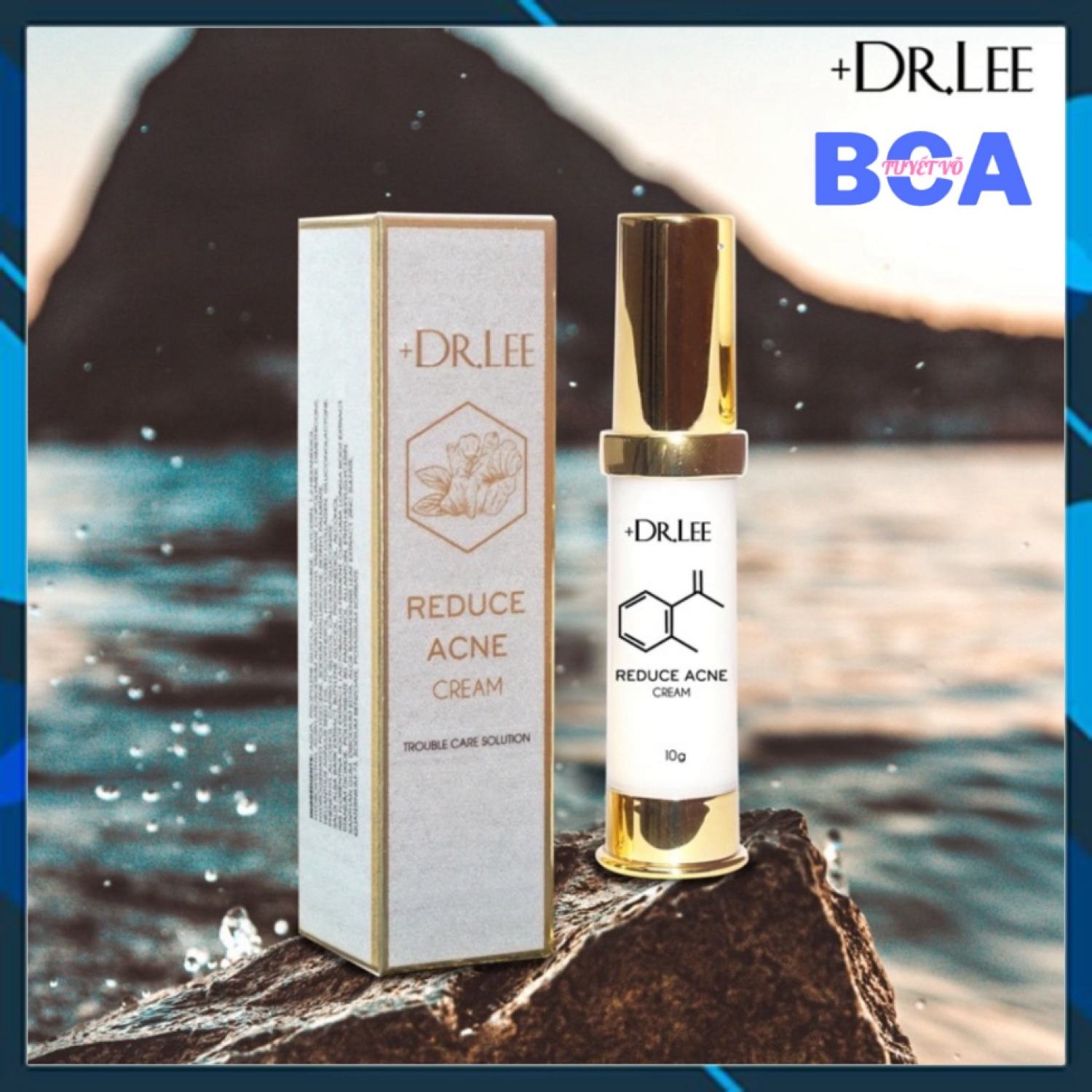 Kem khô đầu mụn đẩy nhân mụn, mờ thâm +Dr.Lee Reduce Acne Cream - cam kết thay đổi sau một liệunh