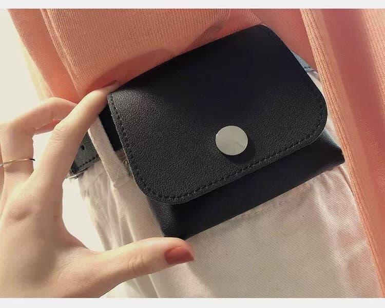 [HCM]Thắt Lưng Nữ Dây Nịt Kèm Ví Da Thời Trang Phong Cách