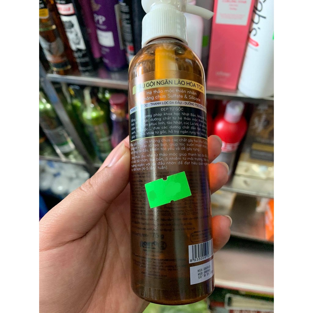 Dầu gội ngăn rụng tóc Megumi 175g