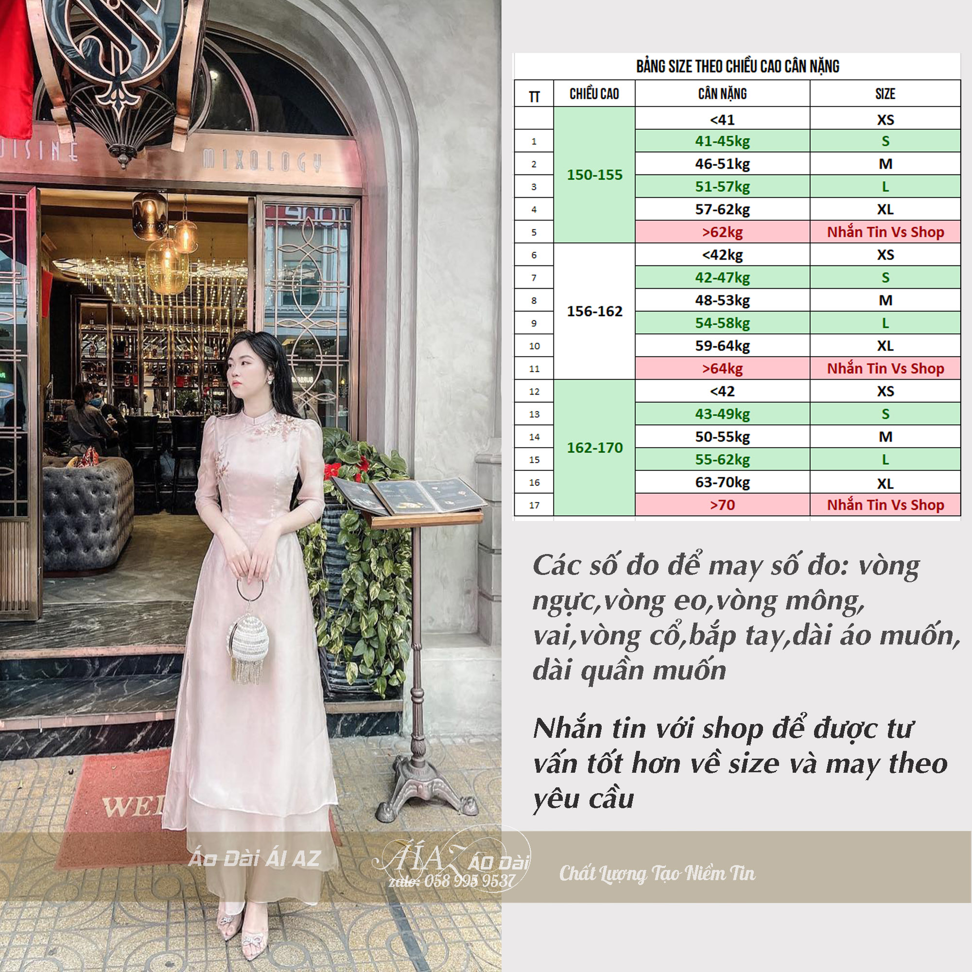 Áo Dài Cách Tân Nữ 4 Tà Hàng Cao Cấp