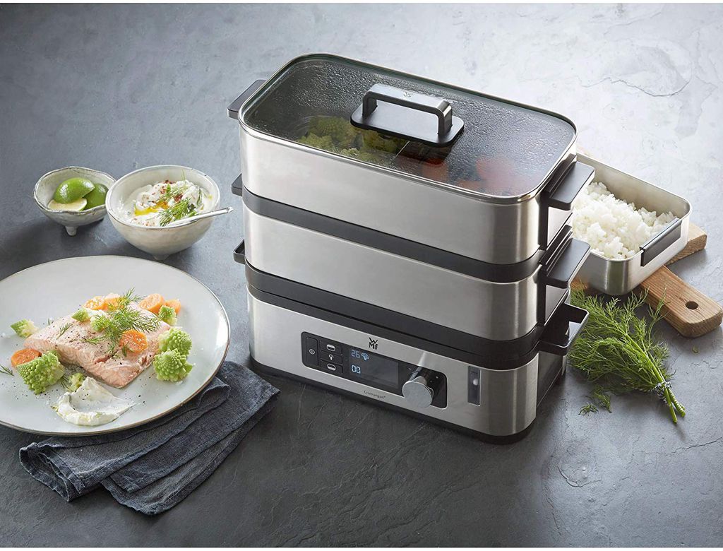 [Trả góp 0%]Nồi Hấp Tự Động WMF 2 Tầng