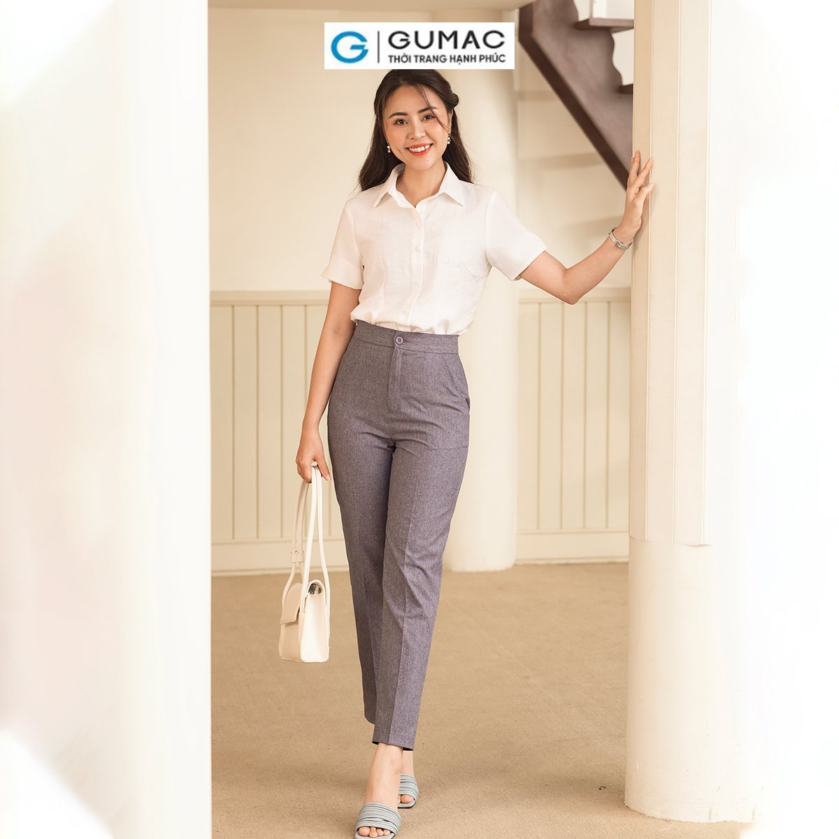 Quần tây ống đứng thời trang gumac qd06086