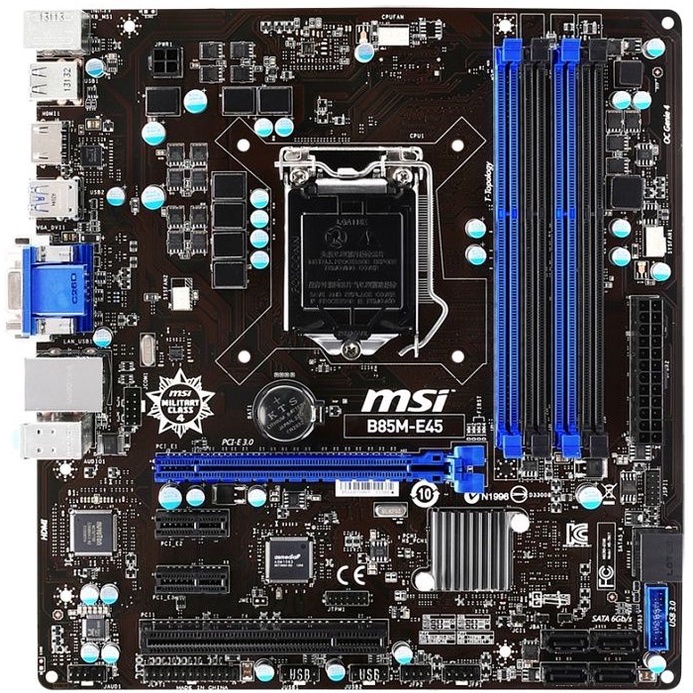 Main MSI B85 Zin Tặng kèm chặn main