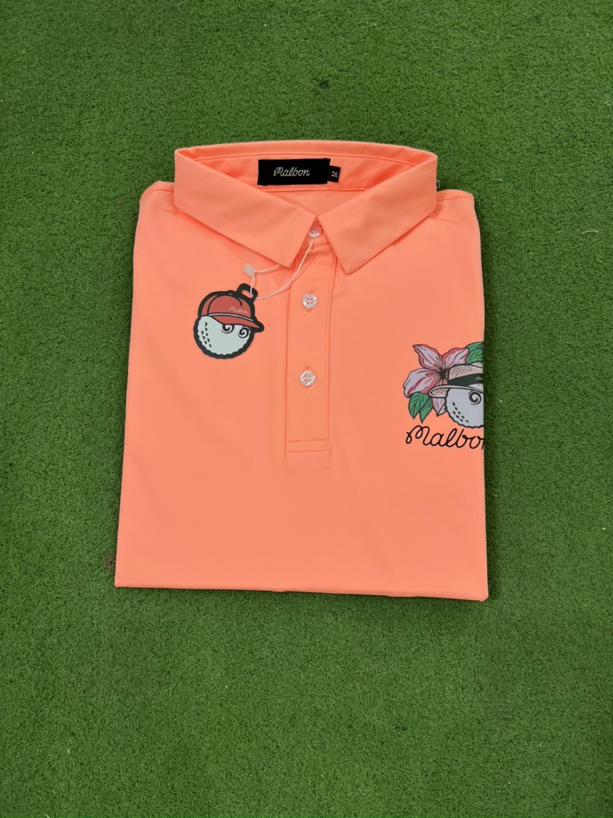 Áo golf nam malbon chất liệu thun lạnh mềm mại chống nắng chống tia uv