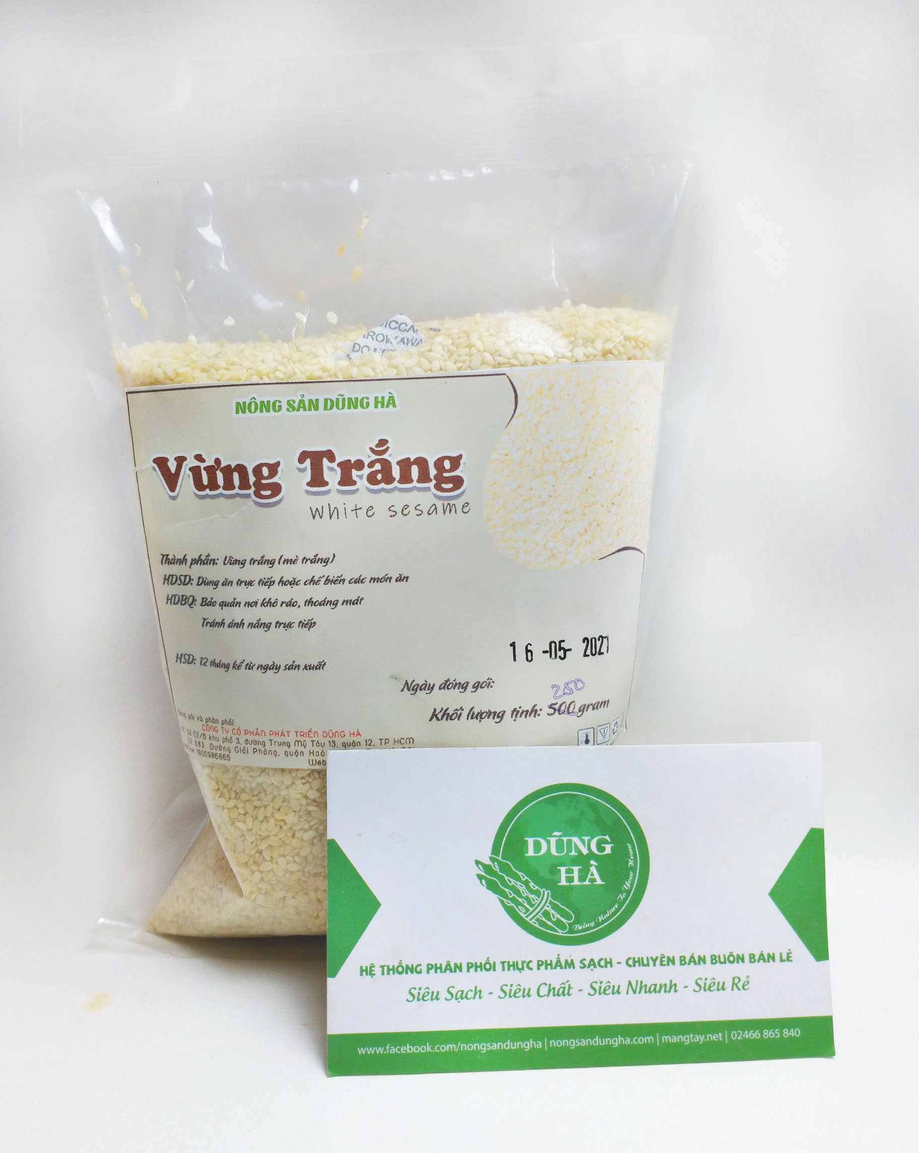 Vừng trắng khô - Hạt mè trắng - Ngon, sạch