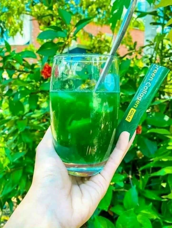Bột Diệp Lục Collagen Gold Mẫu Mới 30 Gói