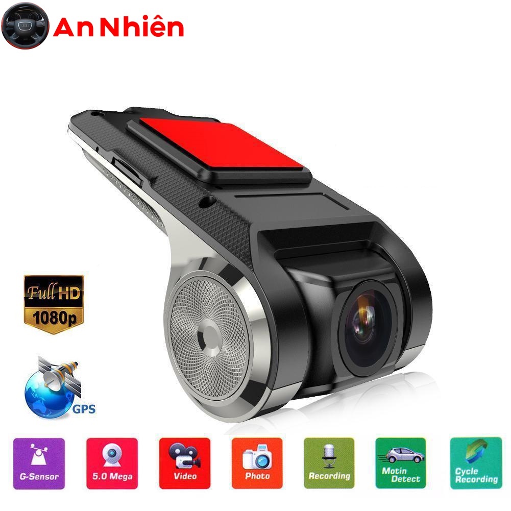 [Kho Hải Phòng] Camera Hành Trình U2 Full HD Dùng Cho Màn Hình Android Xe Hơi, Camera Hành Trình Ô Tô Cảnh Báo Va Chạm, Cảnh Báo Sai Làn Đường