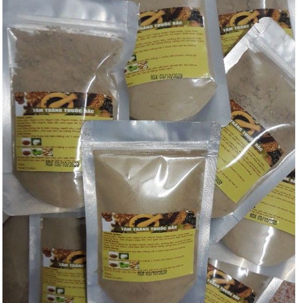 Bột thuốc bắc thảo dược tắm trắng gói 100g handmade