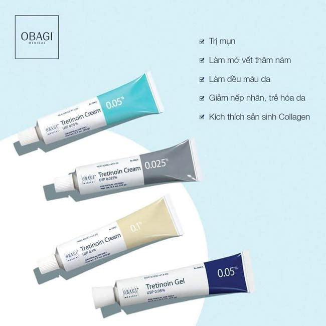 Kem trẻ hóa - hỗ trợ mụn Retinol OBG