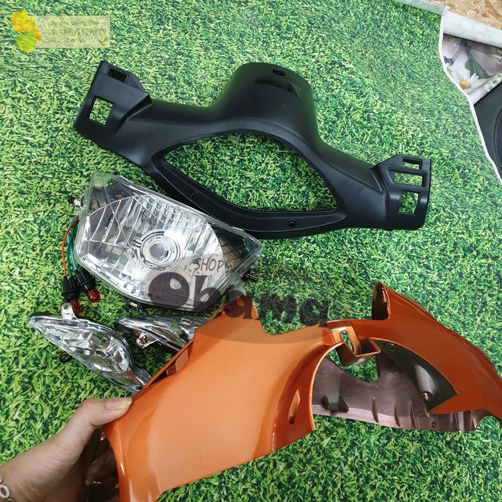 4 MÓN - Đầu [ SALE GIẢM ] phanh CƠ , kèm xi nhan và pha đèn xe Wave RS / S100 / alpha