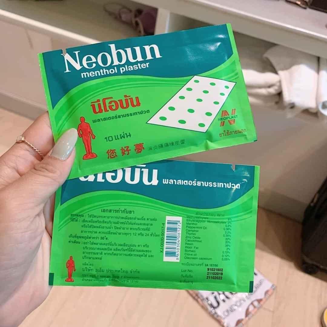 Cao Dán Giảm Đau NEOBUN Thái Lan