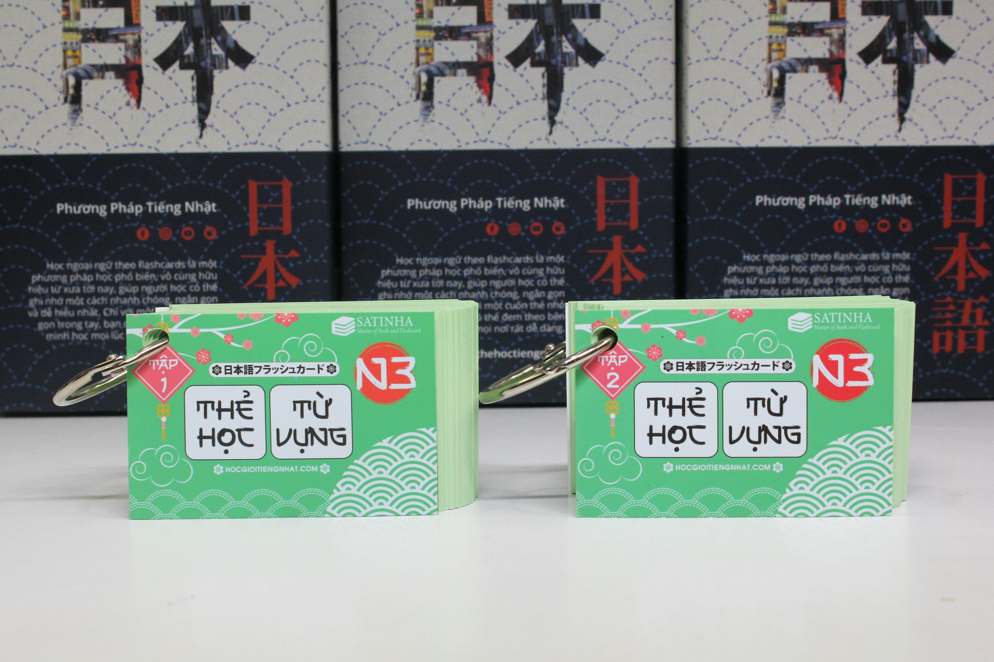 FLASHCARD - THẺ HỌC TỪ VỰNG N3 - 2 XẤP